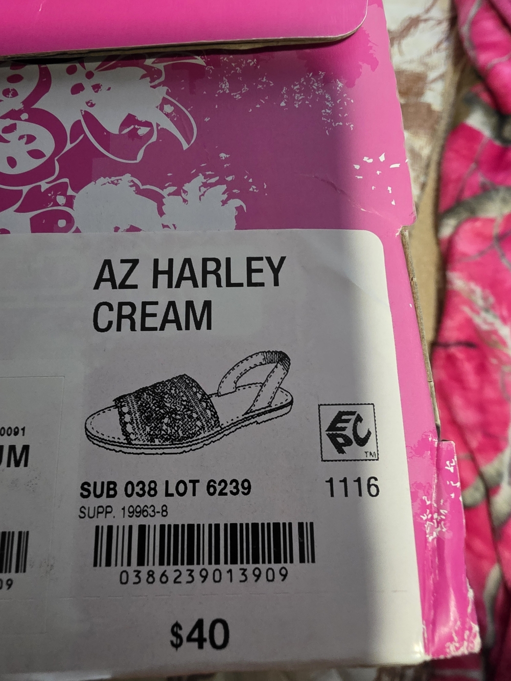 Arizona Jean Company AZ Harley Cream Sandals